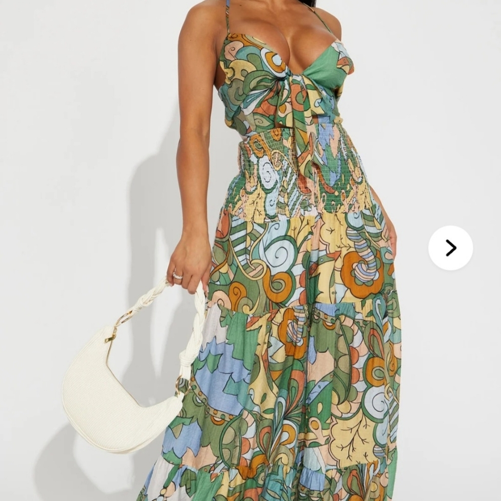 Bohemian Floral Maxi Dress